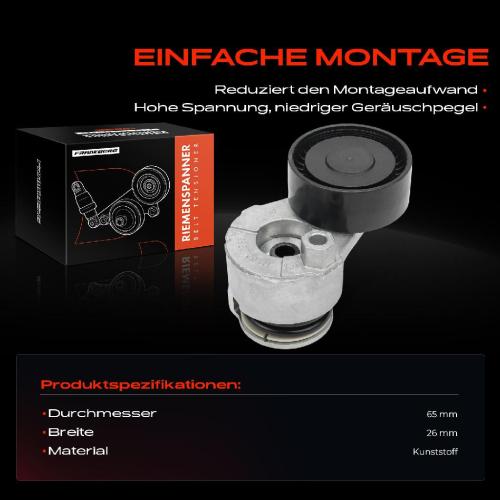 1x Spannrolle Riemenspanner für Dacia Dokker Duster Logan Renault Clio Kangoo Megane Nissan Bild 1x Spannrolle Riemenspanner für Dacia Dokker Duster Logan Renault Clio Kangoo Megane Nissan