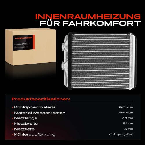 1x Wärmetauscher Innenraumheizung für Opel Astra G F08 F48 T98 F67 H A04 L48 L67 Bild 1x Wärmetauscher Innenraumheizung für Opel Astra G F08 F48 T98 F67 H A04 L48 L67
