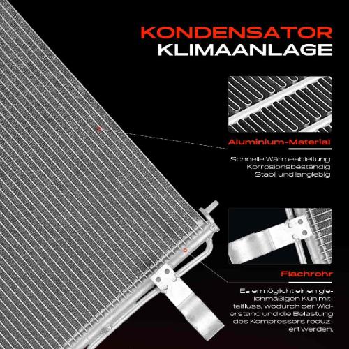 1x Kondensator Klimaanlage für Chevrolet Daewoo Evanda KLAL 2.0L Bild 1x Kondensator Klimaanlage für Chevrolet Daewoo Evanda KLAL 2.0L