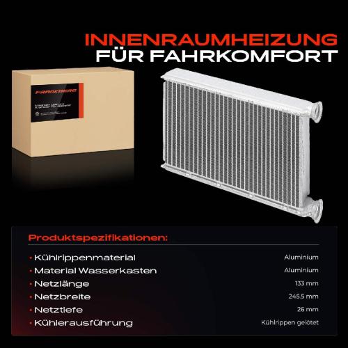 1x Wärmetauscher Innenraumheizung für Mercedes-Benz E-Klasse W212 S212 Bild 1x Wärmetauscher Innenraumheizung für Mercedes-Benz E-Klasse W212 S212