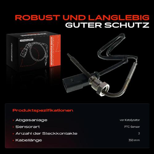 1x Abgastemperatursensor für Audi A6 A7 A8 Q5 Porsche Macan 3.0L Bild 1x Abgastemperatursensor für Audi A6 A7 A8 Q5 Porsche Macan 3.0L