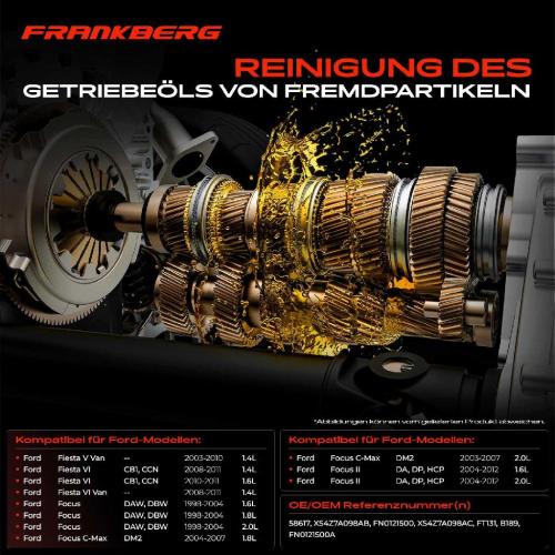 1x Hydraulikfiltersatz Automatikgetriebe für Ford Focus DM2 Fiesta VI CB1 Mazda Bild 1x Hydraulikfiltersatz Automatikgetriebe für Ford Focus DM2 Fiesta VI CB1 Mazda