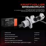 1x Hauptbremszylinder Bremszylinder für Citroën Jumper Fiat Ducato Peugeot Boxer 23