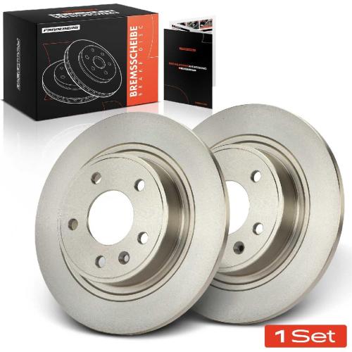 Frankberg 2x Bremsscheiben Hinterachse für Opel Ampera Astra J Caravan GTC Kasten/Kombi Bj ab 2009 Bild Frankberg 2x Bremsscheiben Hinterachse für Opel Ampera Astra J Caravan GTC Kasten/Kombi Bj ab 2009