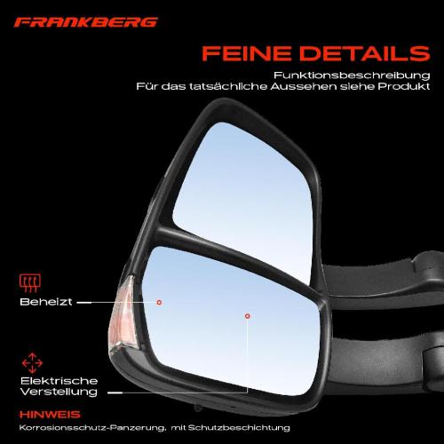 1x Außenspiegel Links für Iveco Daily IV 2.3L 3.0L 2006-2011 Bild 1x Außenspiegel Links für Iveco Daily IV 2.3L 3.0L 2006-2011