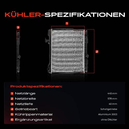 1x Kühler Wasserkühler Motorkühler für Nissan Cabstar F24M F24W 2.5L Bild 1x Kühler Wasserkühler Motorkühler für Nissan Cabstar F24M F24W 2.5L