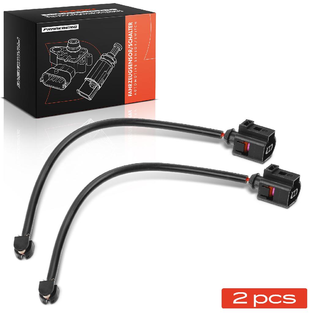 2x Warnkontakt Bremsbelagverschleiß Vorderachse für Porsche 911 991 992 Boxster Cayman