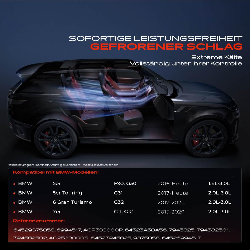 1x Klimakompressor für BMW 5er F90 G30 G31 6 Gran G32 7er G11 G12