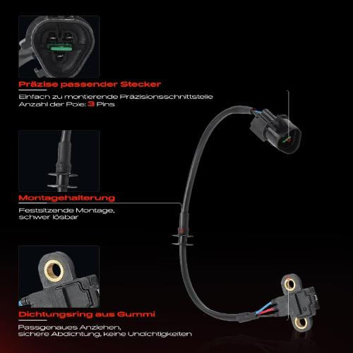 1x Kurbelwellensensor Impulsgeber für Mitsubishi Mirage Schrägheck 1.5L 1995-2000 Bild 1x Kurbelwellensensor Impulsgeber für Mitsubishi Mirage Schrägheck 1.5L 1995-2000