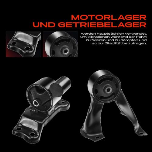 1x Getriebelagerlager Motorlager Vorne und Hinten für Mitsubishi Lancer 7 VII CSA CTA 1.3L 1.6L 2.0L Bild 1x Getriebelagerlager Motorlager Vorne und Hinten für Mitsubishi Lancer 7 VII CSA CTA 1.3L 1.6L 2.0L