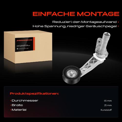 1x Spannrolle Riemenspanner für MINI Citroën C3 C4 C5 DS3 Peugeot 207 208 308 508 Bild 1x Spannrolle Riemenspanner für MINI Citroën C3 C4 C5 DS3 Peugeot 207 208 308 508