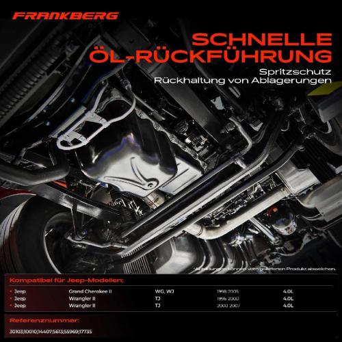 1x Ölwanne Motorölwanne für Jeep Grand Cherokee II WJ WG Wrangler II TJ 2000-2006 4.0L Bild 1x Ölwanne Motorölwanne für Jeep Grand Cherokee II WJ WG Wrangler II TJ 2000-2006 4.0L