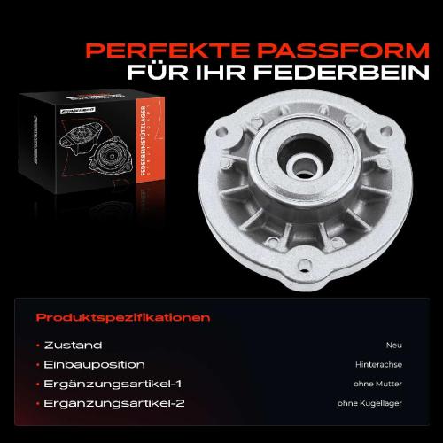1x Domlager Federbeinstütz lager für BMW 5er F10 F18 X4 F26 X3 F25 Bild 1x Domlager Federbeinstütz lager für BMW 5er F10 F18 X4 F26 X3 F25