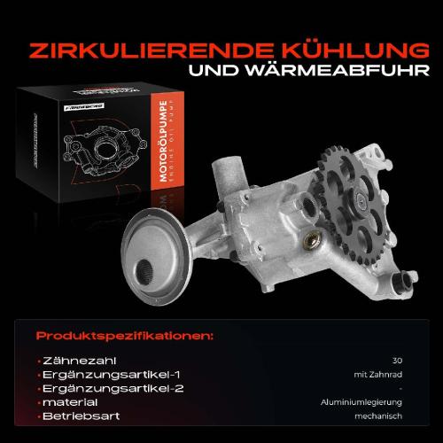 Frankberg 1x Ölpumpe für VW Golf 3 1H1 1H5 Vento Skoda Octavia I 1U2 1U5 1.4L-1.6L Bild Frankberg 1x Ölpumpe für VW Golf 3 1H1 1H5 Vento Skoda Octavia I 1U2 1U5 1.4L-1.6L
