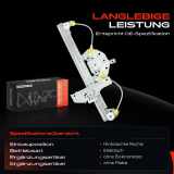 1x Fensterheber Hinten Rechts für Citroën C4 I LC C4 Stufenheck 04-11