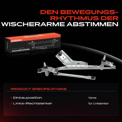 1x Wischergestänge Vorne für Fiat Grande Punto Linea Bild 1x Wischergestänge Vorne für Fiat Grande Punto Linea