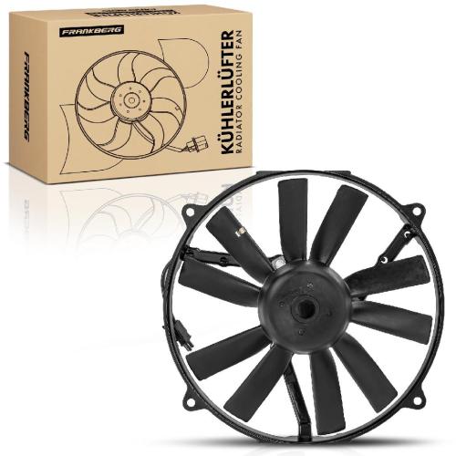 Frankberg 1x Motorkühller Einfachlüfter mit Kühlerlüfterrahmen Mercedes-Benz S-Klasse W126 C126 SL R129 Bild Frankberg 1x Motorkühller Einfachlüfter mit Kühlerlüfterrahmen Mercedes-Benz S-Klasse W126 C126 SL R129