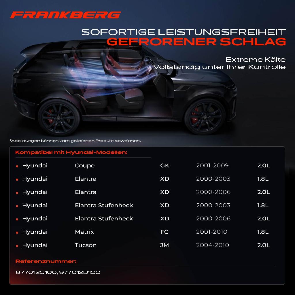 1x Klimakompressor für Hyundai Coupe GK Elantra XD Matrix FC Tucson JM