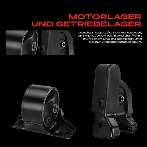 3x Motorlager Getriebelagerlager Links für Hyundai Grandeur TG 3.3L Bild 3x Motorlager Getriebelagerlager Links für Hyundai Grandeur TG 3.3L