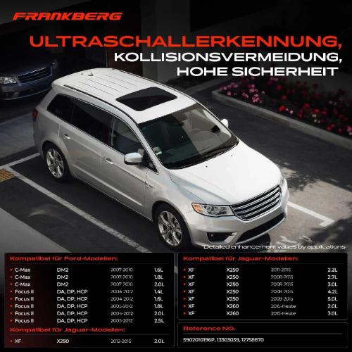 Frankberg 1x Parksensor PDC Sensor Vorne und Hinten für Saab 9-5 YS3E Ford Jaguar Bild Frankberg 1x Parksensor PDC Sensor Vorne und Hinten für Saab 9-5 YS3E Ford Jaguar
