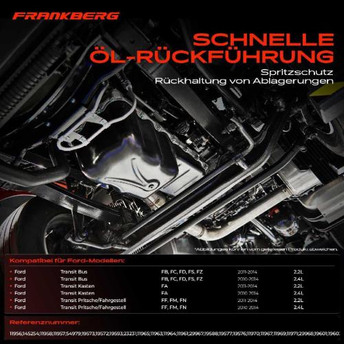 Frankberg 1x Ölwanne Motorölwanne für Ford Transit Bus Transit Kasten I4 2.2L 2.4L 2010-2018 Bild Frankberg 1x Ölwanne Motorölwanne für Ford Transit Bus Transit Kasten I4 2.2L 2.4L 2010-2018