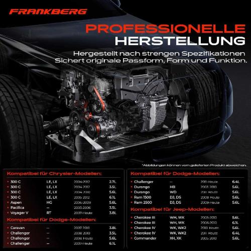 1x Spannrolle Riemenspanner für Chrysler 300C Jeep Grand Cherokee Bild 1x Spannrolle Riemenspanner für Chrysler 300C Jeep Grand Cherokee