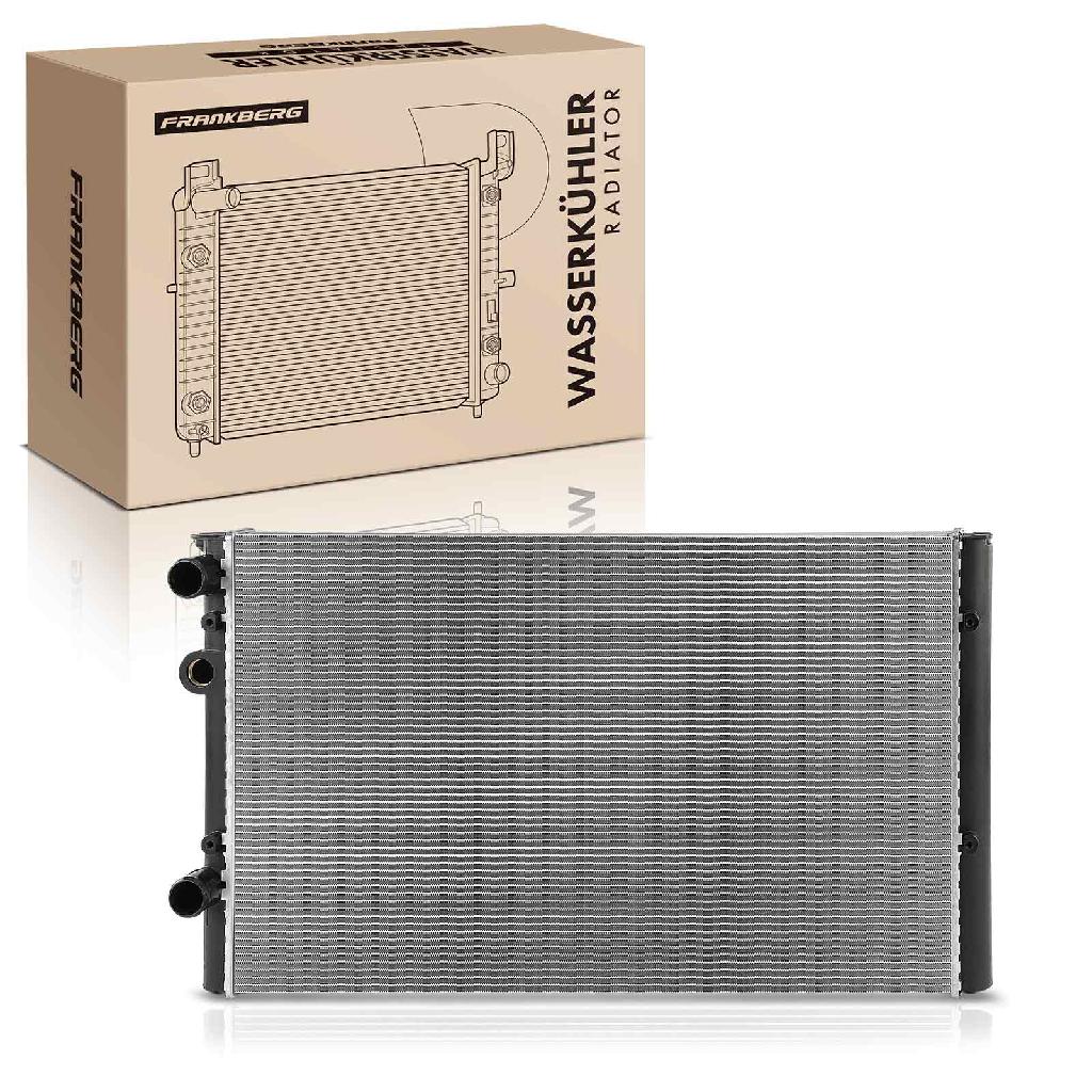 Frankberg 1x Kühler Wasserkühler Motorkühler für VW Polo 6N1 6N2 1.3L 1.9L 1994-2001