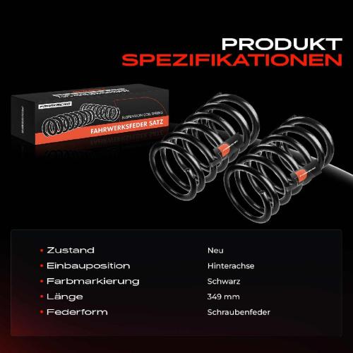 Frankberg 2x Fahrwerksfeder Hinterachse f r Ford S-Max WA6 1.6L 1.8L 2.0L 2.2L 2.5L 2006-2014 Bild Frankberg 2x Fahrwerksfeder Hinterachse f r Ford S-Max WA6 1.6L 1.8L 2.0L 2.2L 2.5L 2006-2014