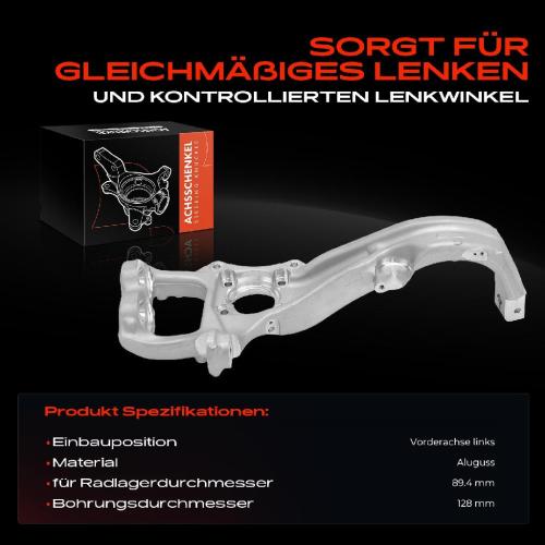 1x Achsschenkel Radaufhängung Vorderachse Links für Tesla Model X 5YJX Bj ab 2015 Bild 1x Achsschenkel Radaufhängung Vorderachse Links für Tesla Model X 5YJX Bj ab 2015