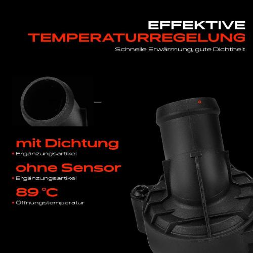 Frankberg 1x Thermostat Kühlmittel für VW Polo Audi A1 Seat Ibiza IV Skoda Fabia III Rapid Bild Frankberg 1x Thermostat Kühlmittel für VW Polo Audi A1 Seat Ibiza IV Skoda Fabia III Rapid