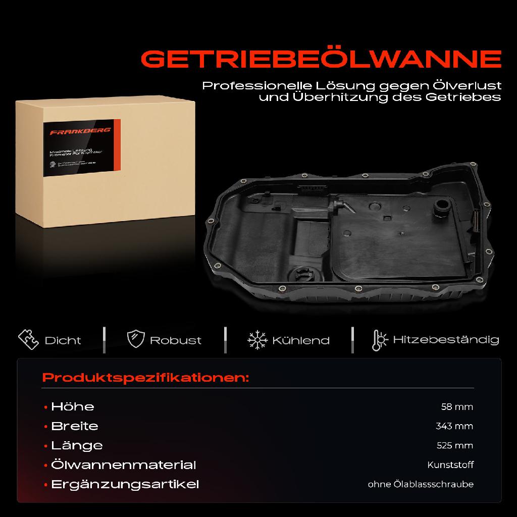 1x Ölwanne Getriebeölwanne für VW Touareg Bentley Bentayga Audi Q7 4.0L 6.0L