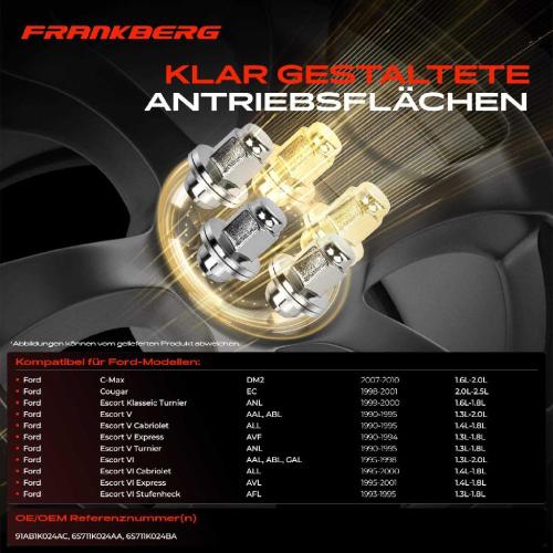 16x Radmutter für Ford C-Max Focus Mondeo Fiesta Transit Escort Scorpio Sierra Bild 16x Radmutter für Ford C-Max Focus Mondeo Fiesta Transit Escort Scorpio Sierra