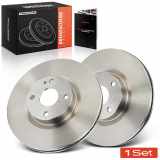 Frankberg 2x Bremsscheiben Vorderachse für Fiat 124 Spider 348 Mazda MX-5 IV RF Targa Bj ab 2015