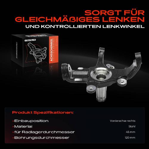 1x Achsschenkel Radaufhängung Vorderachse Rechts für Isuzu D-Max II TFR TFS Bj ab 2012 Bild 1x Achsschenkel Radaufhängung Vorderachse Rechts für Isuzu D-Max II TFR TFS Bj ab 2012