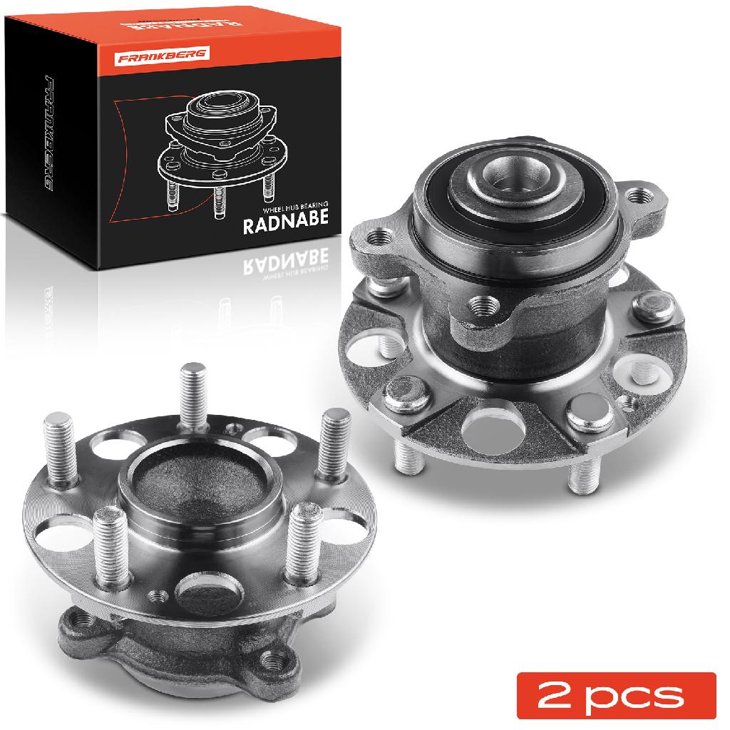 Frankberg 2x Radnabe Radlagersatz Hinterachse beidseitig für Honda Accord VII 2.0L 2.2L 2.4L 2003-2008