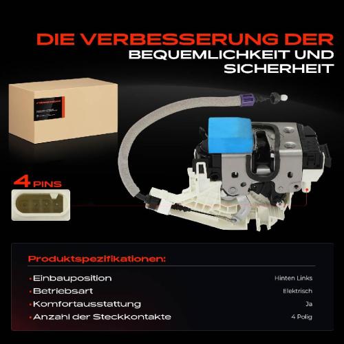 Frankberg 1x T rschloss Hinten Links f r Mercedes-Benz C-Klasse W204 E-Klasse W212 GLA-Klasse X156 X204 X166 W166 Bild Frankberg 1x T rschloss Hinten Links f r Mercedes-Benz C-Klasse W204 E-Klasse W212 GLA-Klasse X156 X204 X166 W166