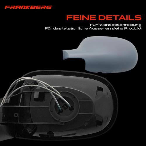 Frankberg 1x Außenspiegel Links für Nissan Micra III K12 1.0L 1.2L 1.4L 1.5L 1.6L 2003-2010 Bild Frankberg 1x Außenspiegel Links für Nissan Micra III K12 1.0L 1.2L 1.4L 1.5L 1.6L 2003-2010