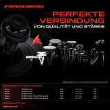 10x Befestigungsclips Kotflügel Radhausschale für Nissan NP300 Navara Pritsche