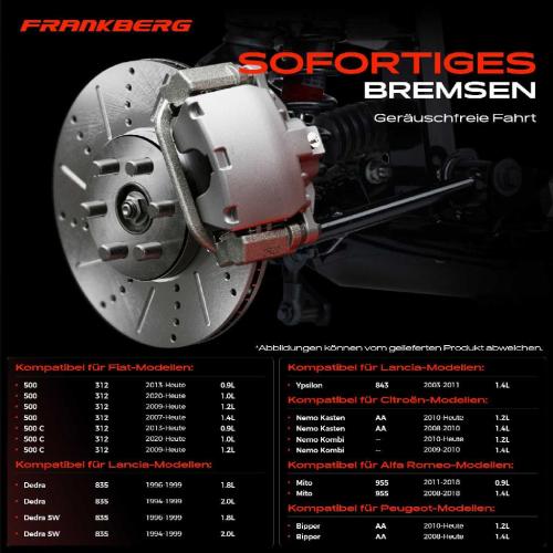 2x Bremsscheiben Vorderachse für Lancia Dedra SW Musa Ypsilon Peugeot Bipper Tepee Bj ab 1994 Bild 2x Bremsscheiben Vorderachse für Lancia Dedra SW Musa Ypsilon Peugeot Bipper Tepee Bj ab 1994