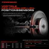 1x Kurbelwellensensor Impulsgeber für BMW E39 535i 540i E38 735i iL 740i iL E31 840Ci 3.5L 4.4L