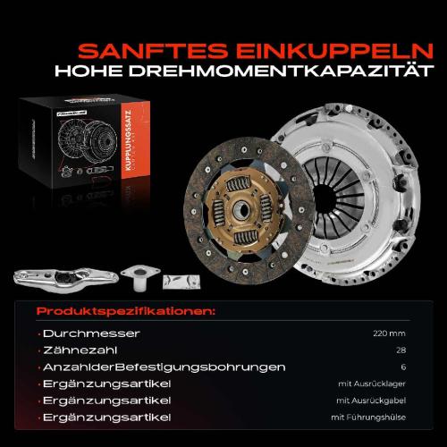 Frankberg 1x Kupplungssatz f r VW Golf Plus Sportsvan V VI VII Polo Passat Beetle Bora Variant Caddy Alltrack EOS Touran Bild Frankberg 1x Kupplungssatz f r VW Golf Plus Sportsvan V VI VII Polo Passat Beetle Bora Variant Caddy Alltrack EOS Touran