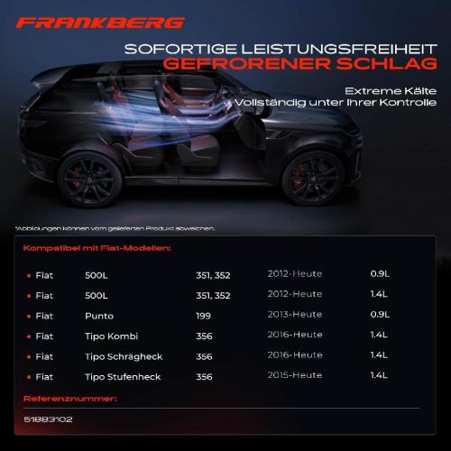 1x Klimakompressor für Fiat 500L 351 352 Punto 199 Tipo Kombi 356 0.9L-1.4L Bild 1x Klimakompressor für Fiat 500L 351 352 Punto 199 Tipo Kombi 356 0.9L-1.4L