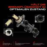 1x Hauptbremszylinder Bremszylinder für Mercedes-Benz G-Klasse W460 T1 602 601 611