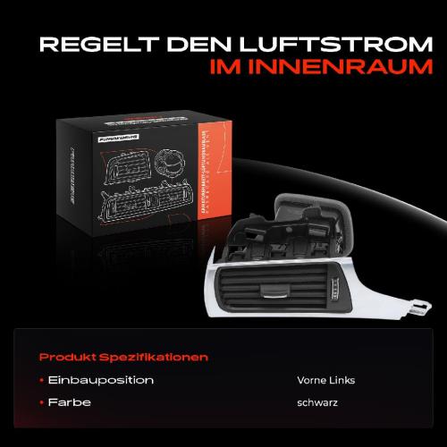 1x Luftdüse Armaturenbrett Vorne Links für Audi A6 4G2 Avant 4G5 Allroad Bild 1x Luftdüse Armaturenbrett Vorne Links für Audi A6 4G2 Avant 4G5 Allroad