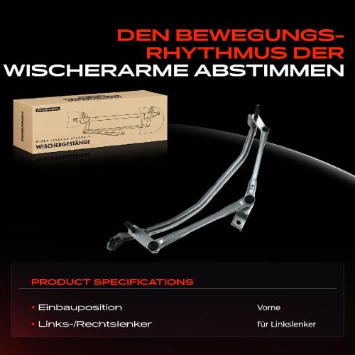 1x Wischergestänge Vorne für BMW X3 F25 sDrive18/20 xDrive20/28/30/35 Bild 1x Wischergestänge Vorne für BMW X3 F25 sDrive18/20 xDrive20/28/30/35