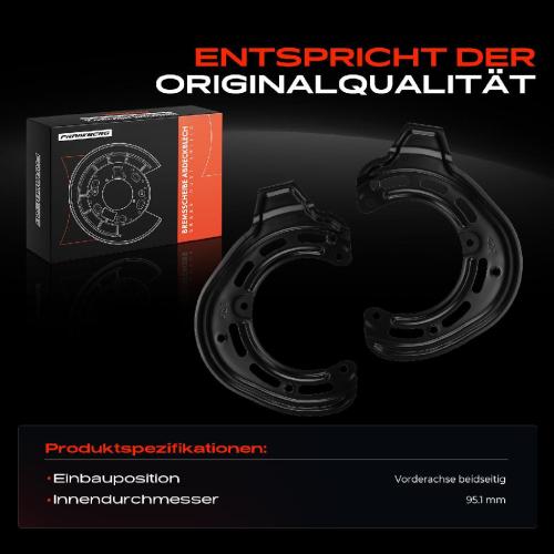 2x Ankerblech Bremsscheibe Vorderachse Beidseitig für Opel Corsa C F08 F68 Tigra Twintop X01 Bild 2x Ankerblech Bremsscheibe Vorderachse Beidseitig für Opel Corsa C F08 F68 Tigra Twintop X01