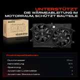 1x Motorkühller Doppellüfter mit Kühlerlüfterrahmen Ford Focus DAW DBW DFW Focus Turnier DNW 2.0L