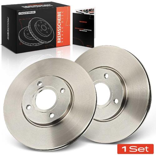 Frankberg 2x Bremsscheiben Vorderachse für Ford Ecosport 1.0L 1.5L 2013-2017 Bild Frankberg 2x Bremsscheiben Vorderachse für Ford Ecosport 1.0L 1.5L 2013-2017