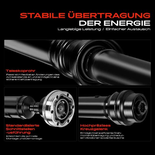 Frankberg 1x Kardanwelle Gelenkwelle Hinterachse für Audi Q5 FYB FYG 2.0L Bj ab 2016 Bild Frankberg 1x Kardanwelle Gelenkwelle Hinterachse für Audi Q5 FYB FYG 2.0L Bj ab 2016