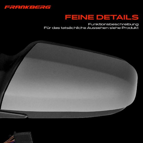 Frankberg 1x Außenspiegel Links für Opel Zafira B A05 1.6L 1.7L 1.8L 1.9L 2.0L 2.2L 2005-2008 Bild Frankberg 1x Außenspiegel Links für Opel Zafira B A05 1.6L 1.7L 1.8L 1.9L 2.0L 2.2L 2005-2008